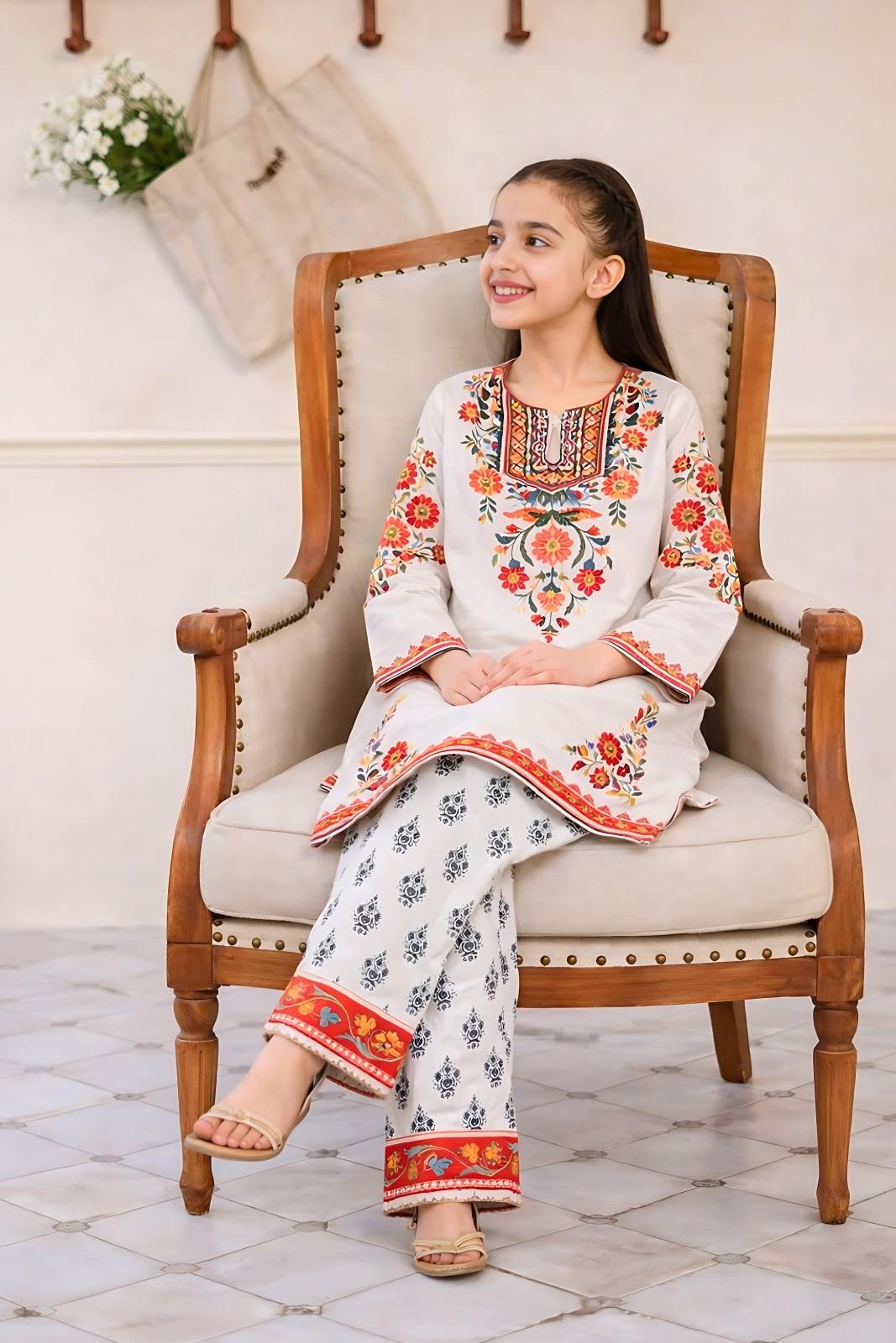 Floral Grace Swiss Co-ord Set