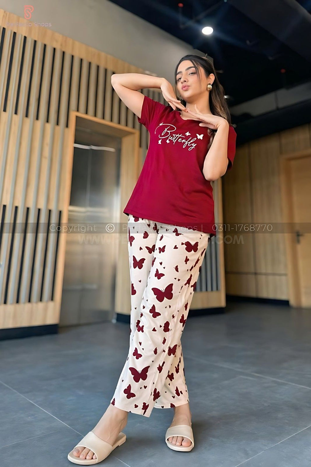 Butterfly Elegance Pj Set