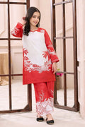 Tropical Red Palm  2pcs - Co-ord Set