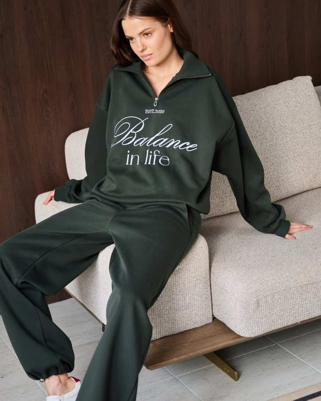 Forest Green Pullover Co-Ord Set