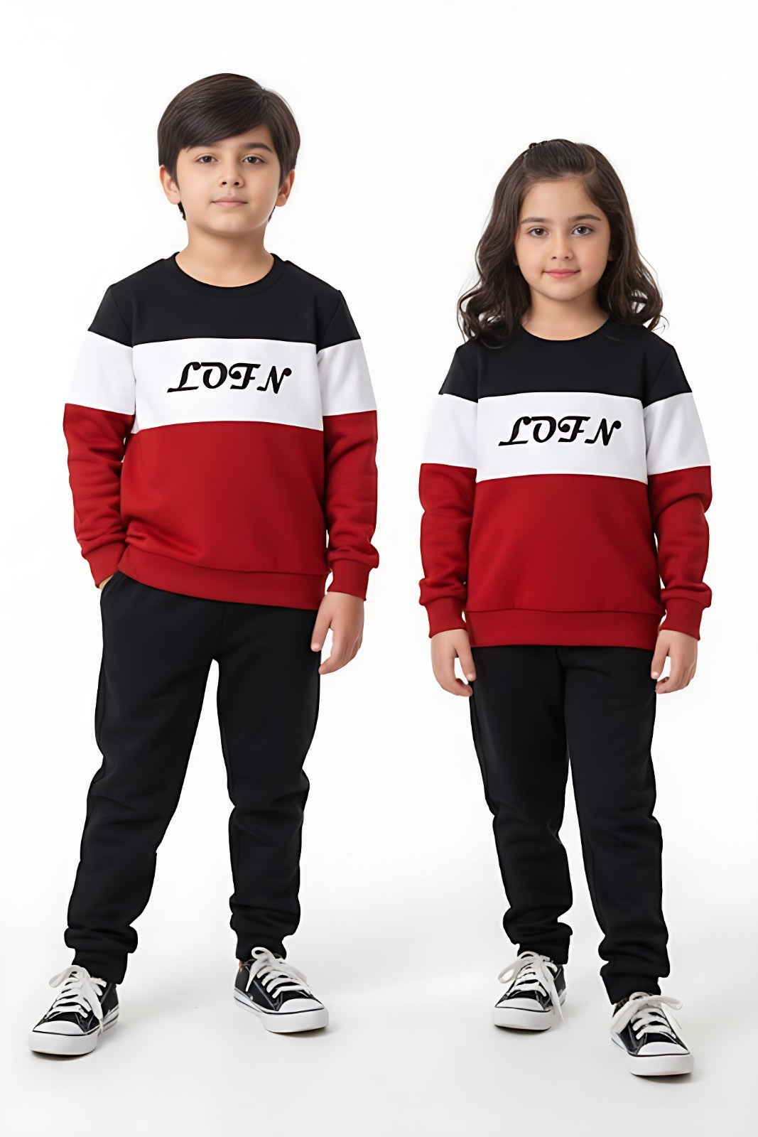 Fleece Fabric Land Style Printed Kids Winter Suit ( Each )