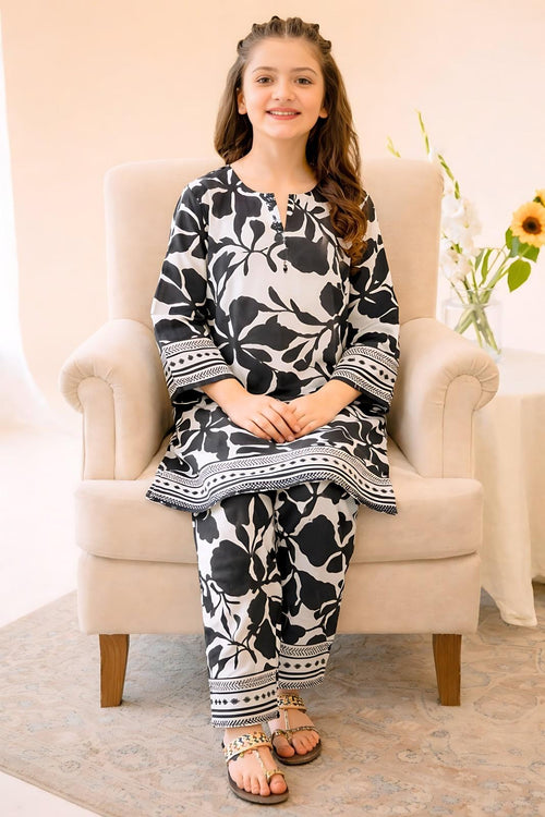 Black Bloom 2pcs - Co-ord Set