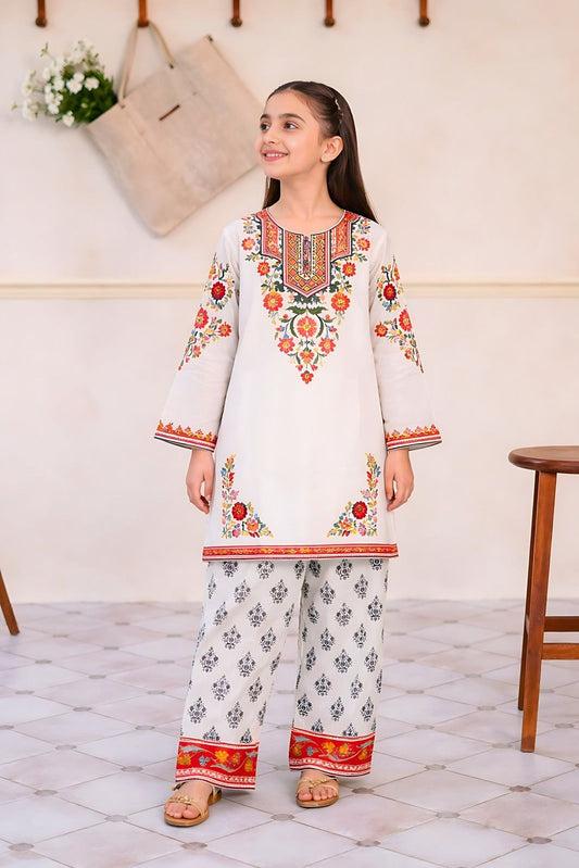 Floral Grace Swiss Co-ord Set